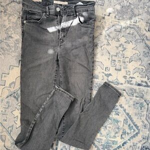 Levi’s Mile High Super Skinny High-Rise Gray Women's Jeans